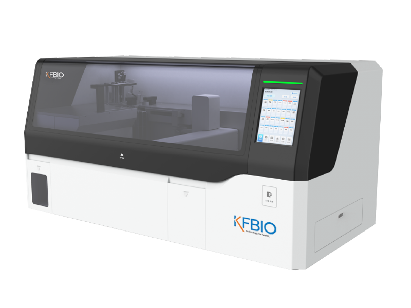 Teñidor y cubreobjetador automático KF-RF-II