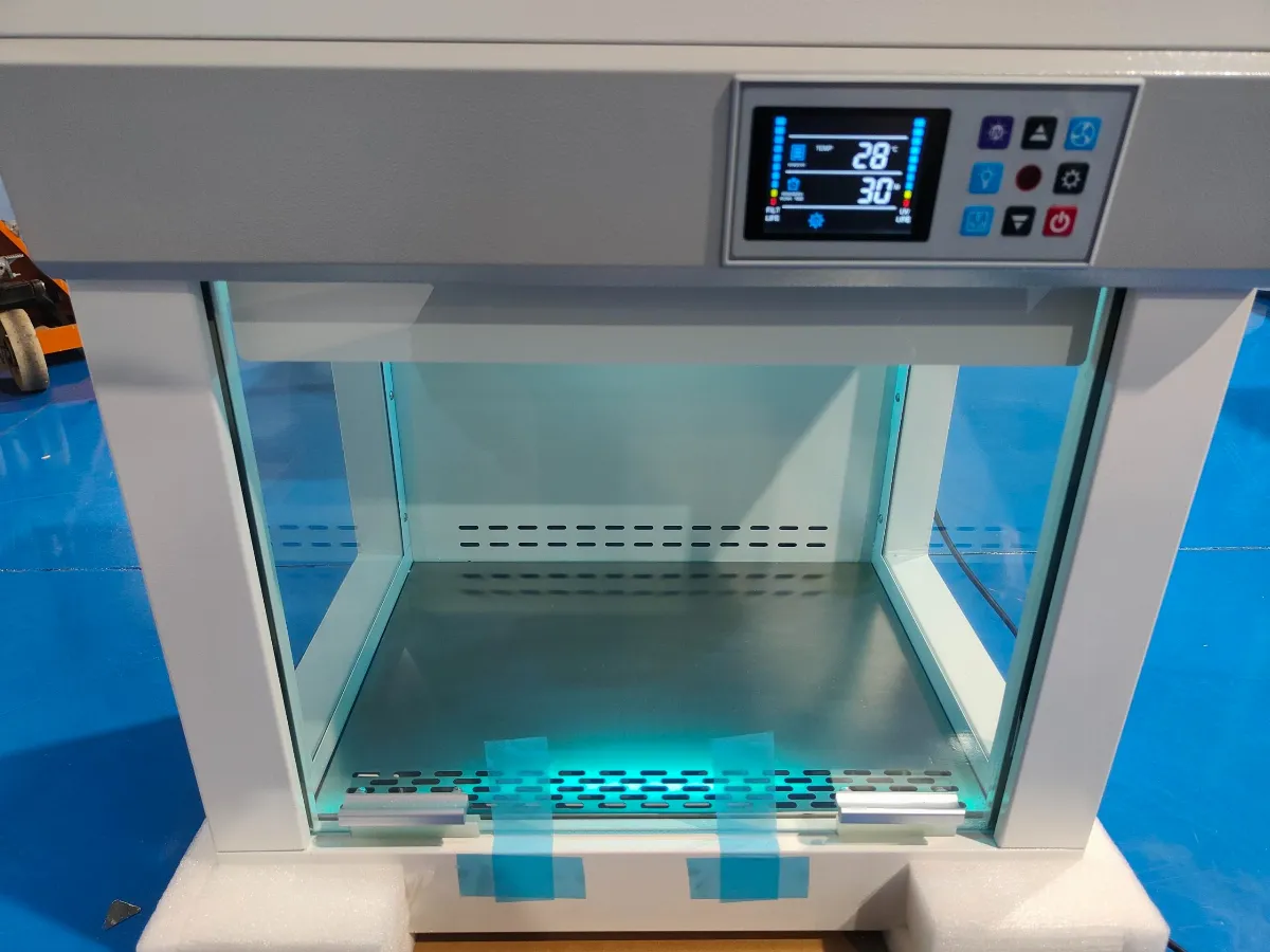 Campana de extracción de sobremesa FMH-500II: pantalla LCD y superficie de acero inoxidable